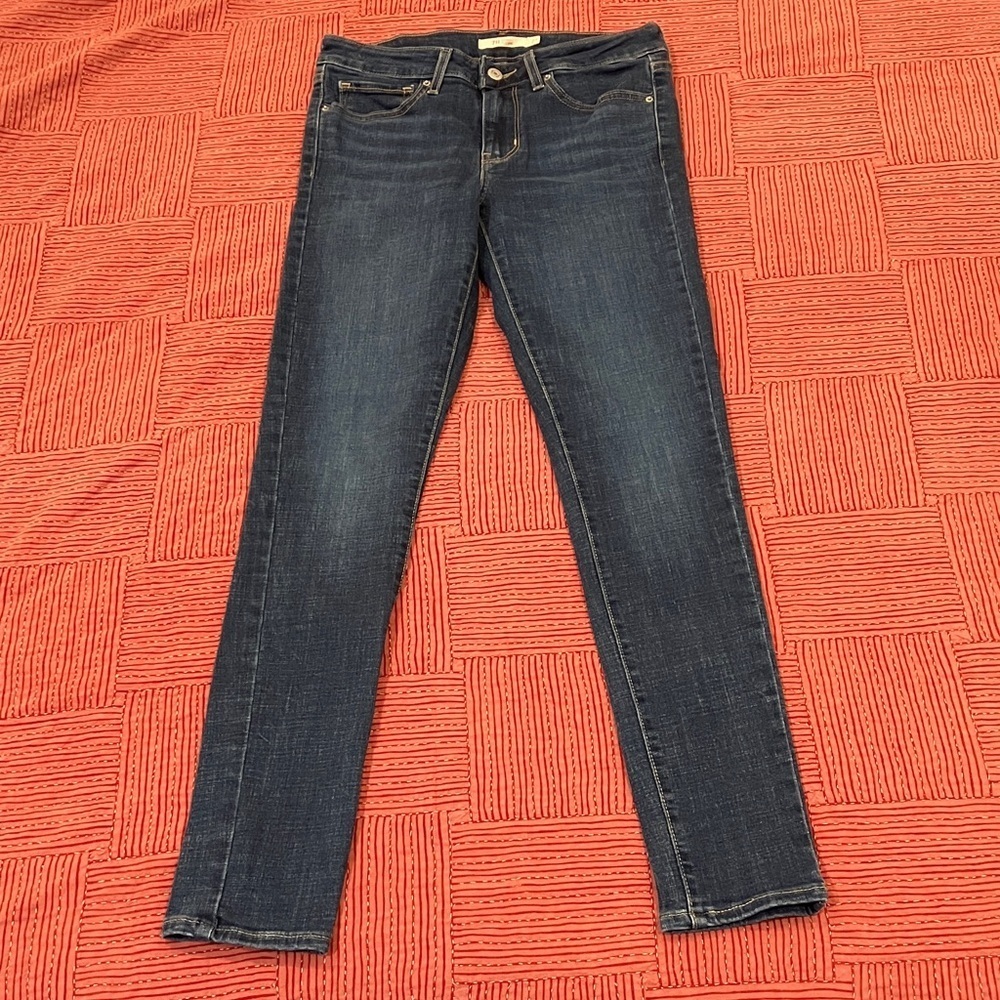 Levi's W28L29 Blue Women's Skinny 711 skinny filiforme Jeans